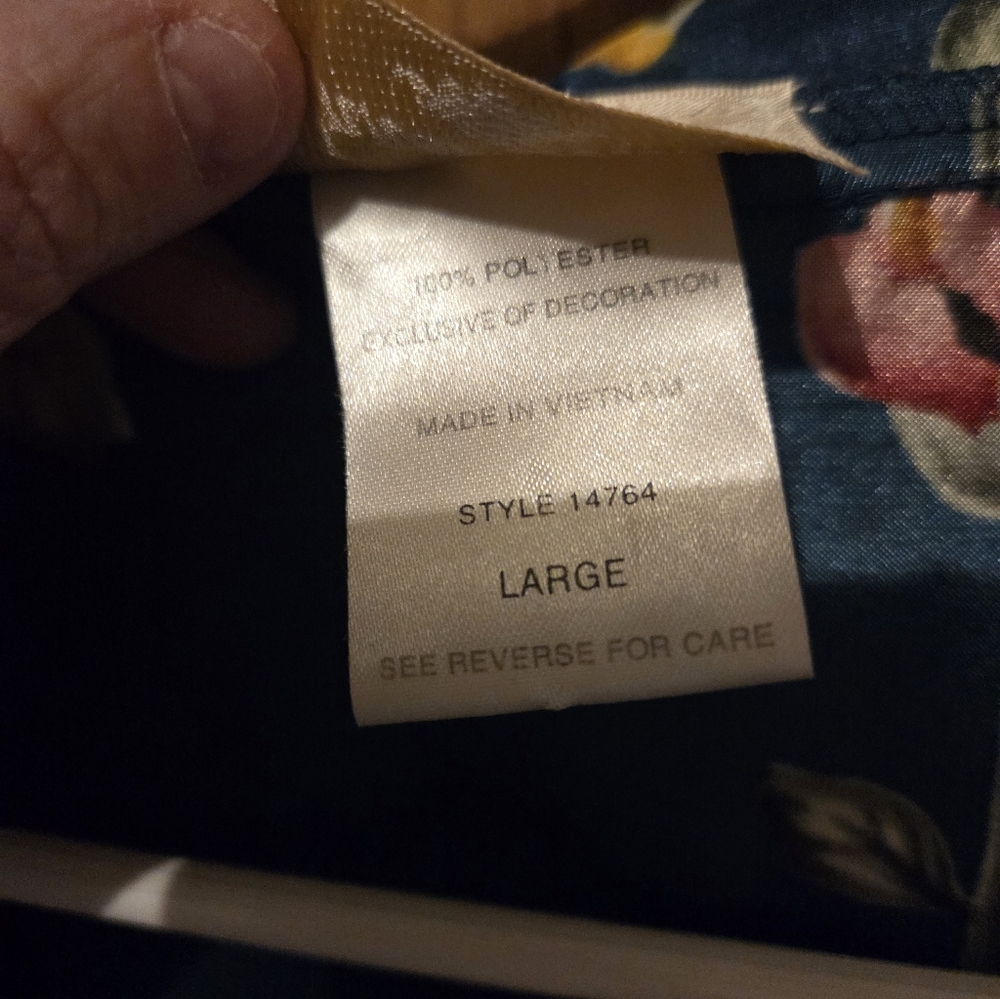 Inner Most Floral Robe- Size Large - Picture 4 of 5